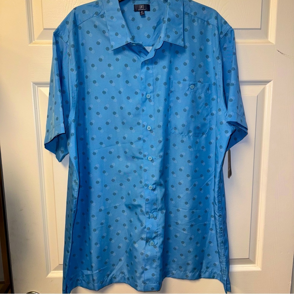 George‎ 2XL blue button up
